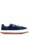 Sunnei Platform Low Top Sneakers In Blue