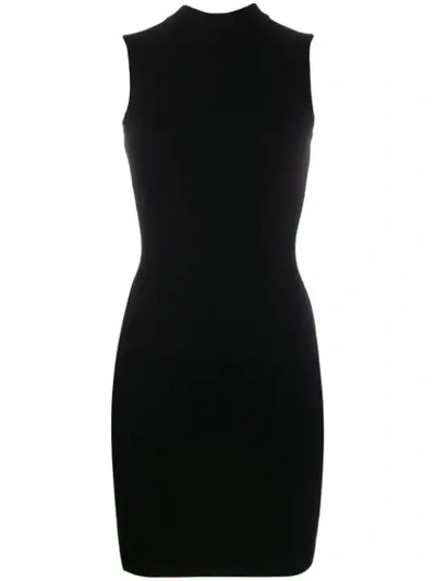 Styland Sleeveless Mini Dress In Black