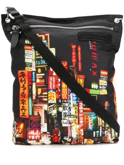 Neil Barrett Tokyo Skyline Bag In Black