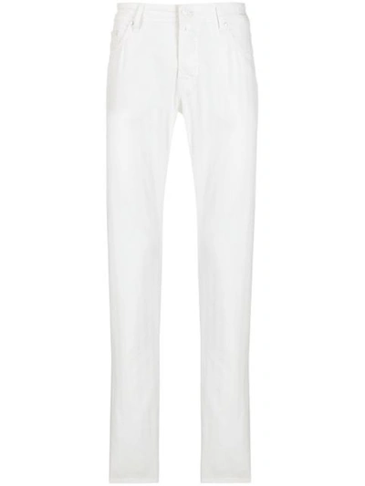 Jacob Cohen Straight-leg Denim Jeans In White
