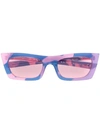 Retrosuperfuture Andy Warhol Camouflage Sunglasses In Pink