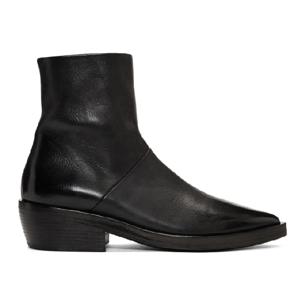 Marsèll Ssense Exclusive Black Coneros Boots | ModeSens