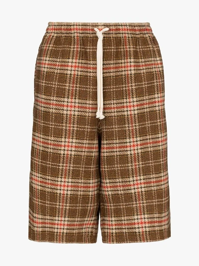 Gucci Oversized Tartan Shorts In 2018 Multi