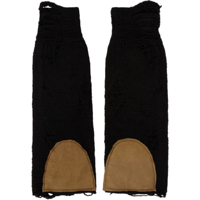 Bed J.w. Ford Black Wool Arm Warmers