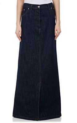dries van noten denim skirt