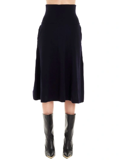Stella Mccartney Women's Blue Wool Skirt