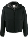 Moncler Duport Lightweight Hooded Jacket In Black