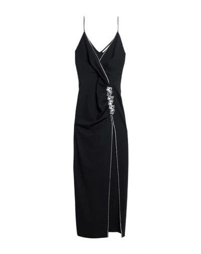 Alessandra Rich Long Dress In Black