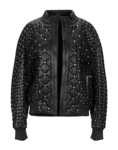 Balmain Jackets In Black