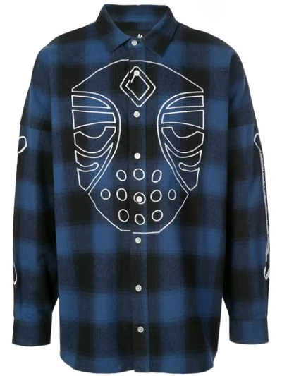 Haculla Masked Plaid Shirt In Blue
