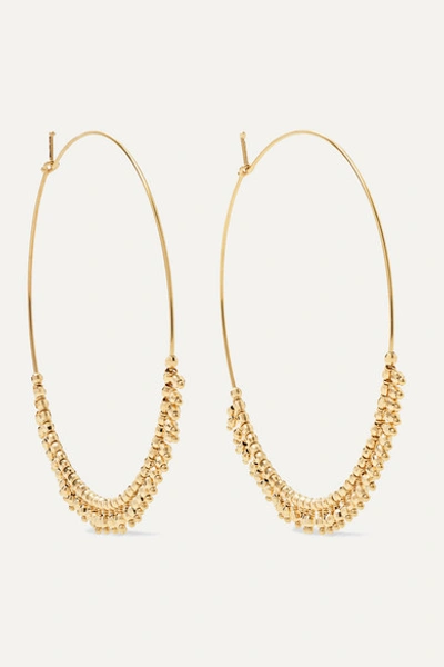 Mizuki 14-karat Gold Hoop Earrings
