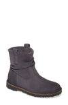 Birkenstock Luton Bootie In Graphite Suede