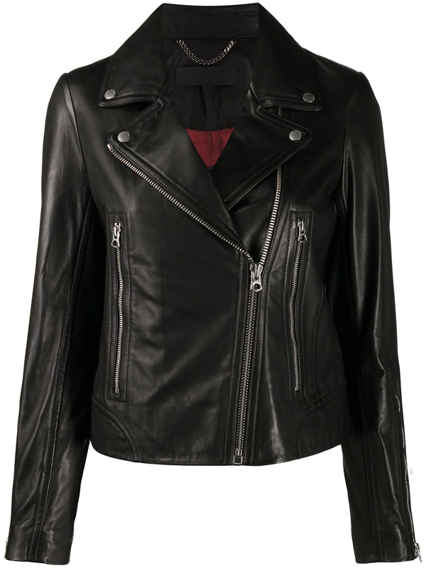 Rag & Bone Women's Disney's Cruella Leather Moto Jacket In Black | ModeSens