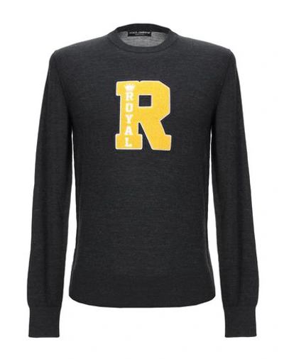 Dolce & Gabbana Sweaters In Lead
