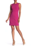 Betsey Johnson Cutout Back Scuba Crepe Dress In Pink