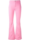 Givenchy Skinny Fit Flared Trousers In Pink