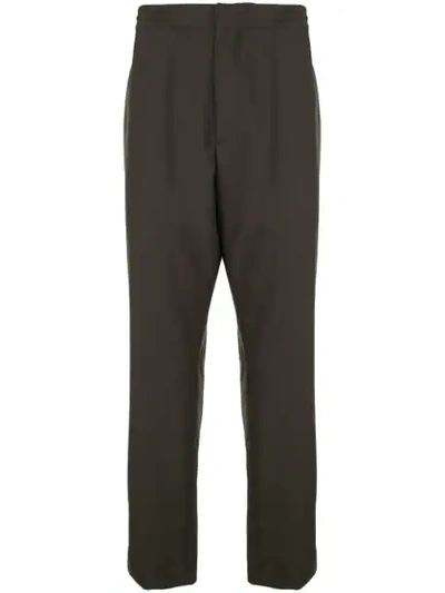 Caban Relaxed-fit Straight-leg Trousers In Brown