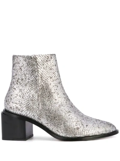 Clergerie Xenia Boots In Silver