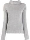 Aragona Knitted Cashmere Jumper In Grey