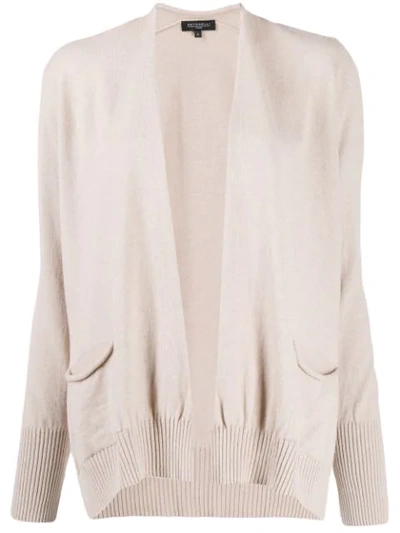 Antonelli Draped Knitted Cardigan In Neutrals