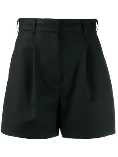 Kenzo Shorts In Black Wool