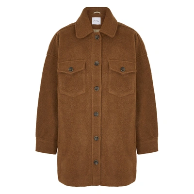 American Vintage Pacybay Brown Wool-blend Jacket