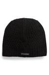 Rebecca Minkoff Traveling Rib Beanie In Black