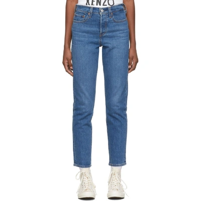 Levi's Blue Wedgie Icon Fit Jeans In Charleston