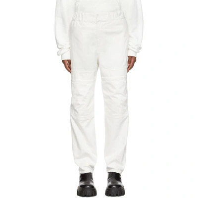 Ambush White Front Pocket Taped Jeans