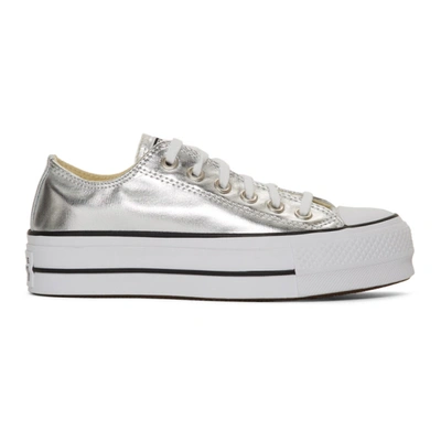 Converse Women's Chuck Taylor All Star Lift Metallic Low-top Sneakers In Gold Black