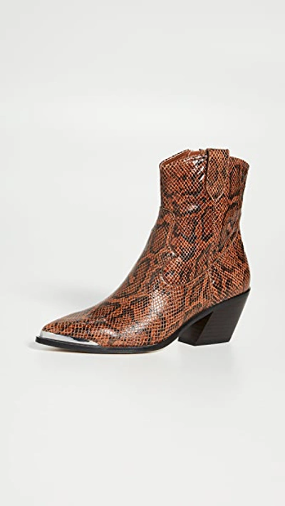 Y1170 GN8-300 Satin NA Burl アウトレット Villa Rouge Yadira Boots In Brown Multi | ModeSens