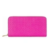 Loewe Anagram Embossed Logo Leather Wallet In Shocking Pink