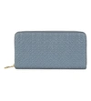 Loewe Anagram Embossed Logo Leather Wallet In Stone Blue