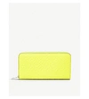 Loewe Anagram Embossed Logo Leather Wallet In Yellow Lemon