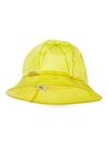Fendi Pvc Bucket Hat In Yellow