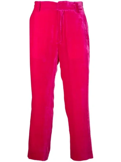 Sies Marjan Alex Corduroy Cropped Trousers In Pink