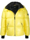 Mackage Men's Kent Hooded Puffer Coat In Yellow