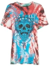 Amiri Tie-dye Printed Cotton T-shirt In Multicolour
