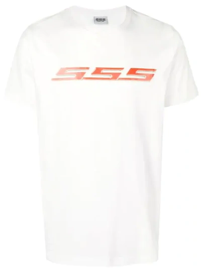 Sss World Corp Malcolm Logo T-shirt In White