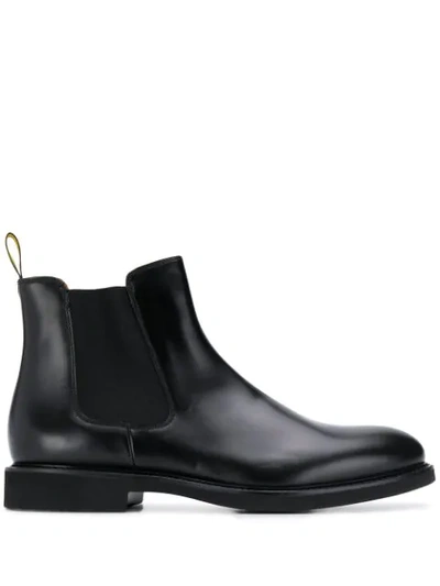Doucal's Slip-on Ankle Boots In Black