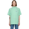 Calvin Klein 205w39nyc Jaws Contrast Stitching T-shirt In 339 Mint