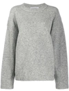 Alexander Wang T Crew-neck Sweater In Grey