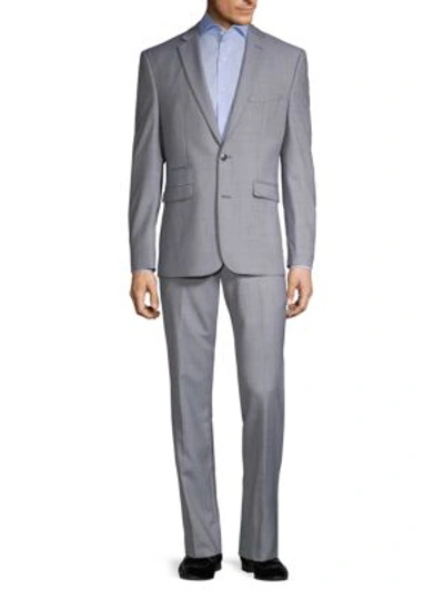 Vince Camuto Slim-fit Wool-blend Suit In Light Blue