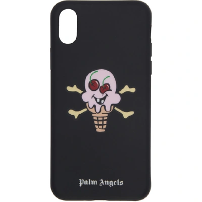 Palm Angels Black Icecream Edition Iphone X Case In Black Multi