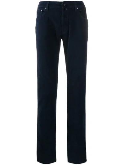 Jacob Cohen Slim-fit Trousers In Blue