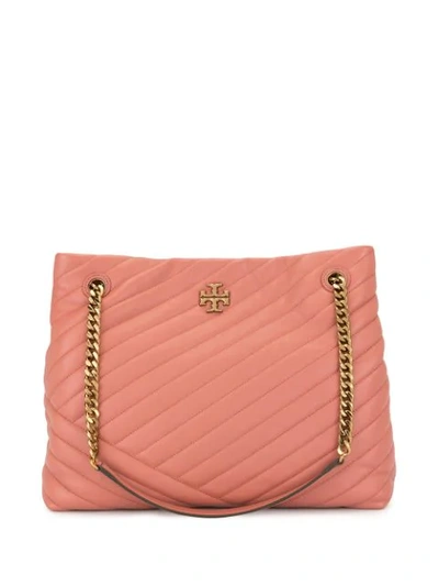 Tory Burch Kira Chevron Tote Bag In Pink