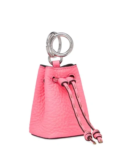 Fendi Nano Mon Tresor Bag Charm In Pink