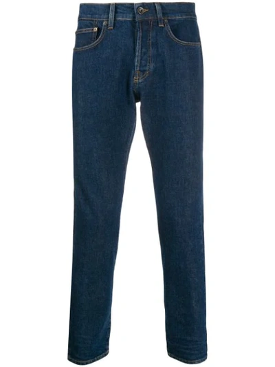 Prps Windsor Crop Tapered Jeans In Blue