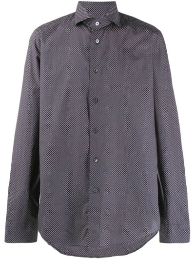 Dell'oglio Graphic-print Regular Shirt In Blue