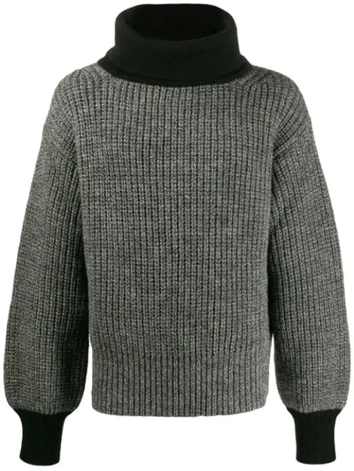 Maison Margiela Roll Neck Sweater In 002f Grey